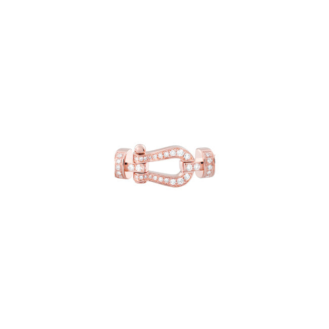 Moschettone Force 10 Misura Media Oro Rosa e Diamanti